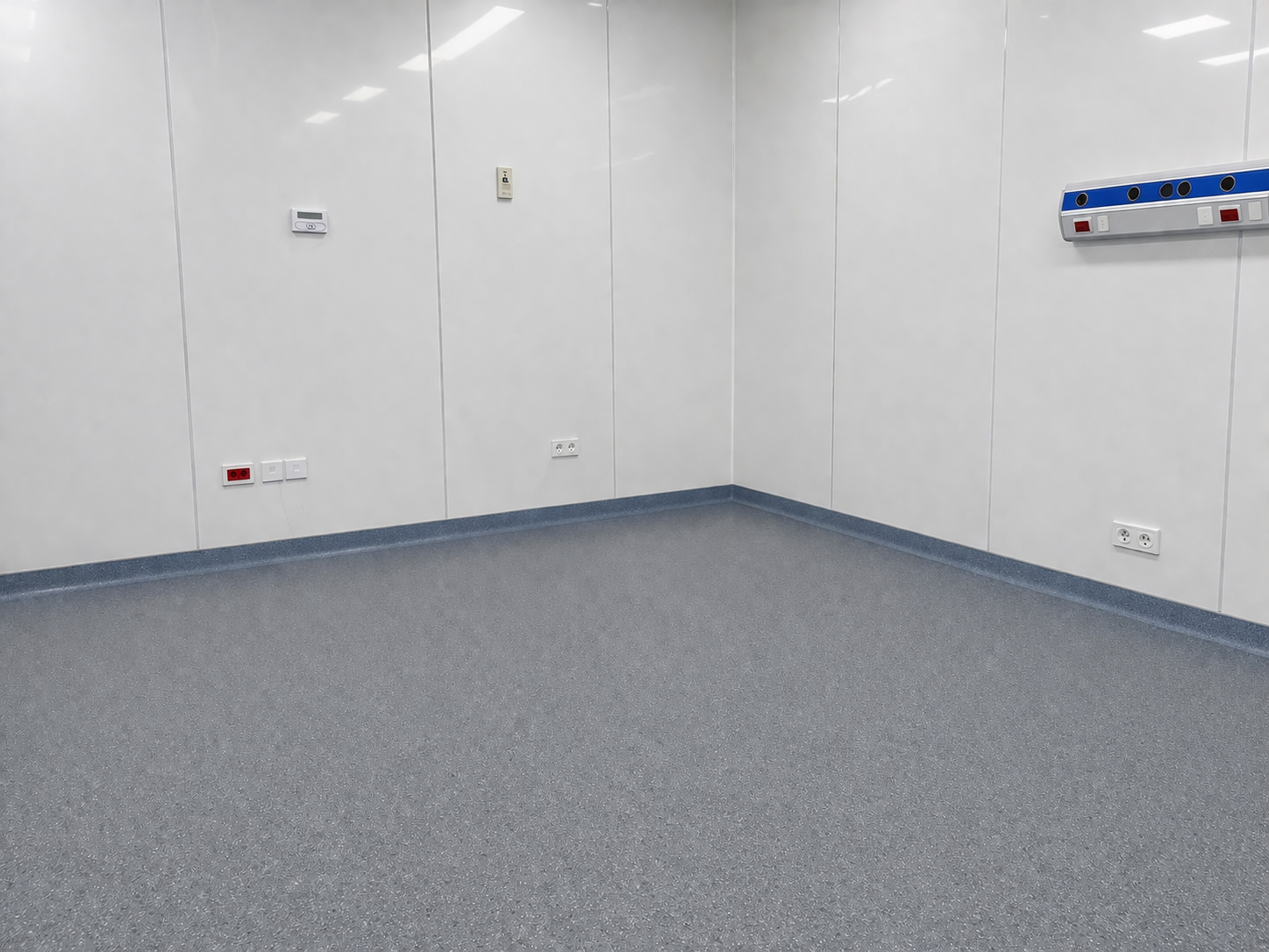 Sterile modern room with clean lines